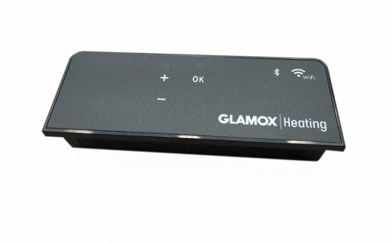 Programmable WiFi+BLE thermostat GLAMOX heating WT2 Black for H40/H60 heaters